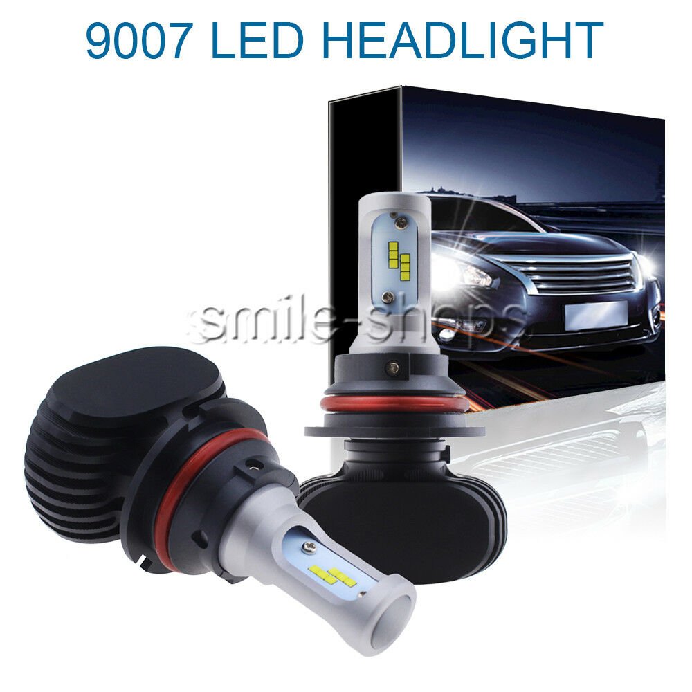 9007 50W C6 LED Headlight Bulb Kit For Ford F-150 1992-2003 F-250 1992-1999 COB