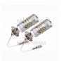 2pcs H3 80W Cree Super Bright LED White Fog Tail Turn DRL Car Driving Light Bulb