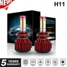 X6 COB LED Headlight Kit H11 6000K Low Beam For Chevrolet Traverse 2009-2016