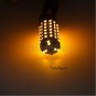 2pcs T25 3157 120-SMD White Amber Switchback Dual Color Turn Signal LED Lights