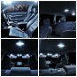 15Pcs White  For 2005-2013 Buick LaCrosse Package Kit LED Interior Car Lights