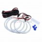 BMW 3 series E46 Non-HID Halogen Headlight White LED Angel Eyes Halo Rings Kit