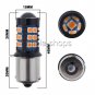 2pcs Amber Yellow 1156 7506 Car Turn Signal Lights Indicator P21W BA15S LED Bulb