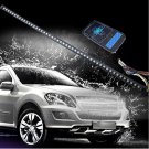White 56CM 48LED Car Knight Rider Strip Light Under Hood Behind Grille w/ Remote