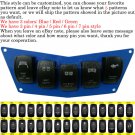 Laser 5 Gang Rocker Switch Dash Panel For UTV Polaris RZR/Xp 900/800/S/570