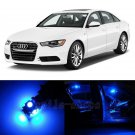 18 x Blue Error Free Interior LED Light Package Kit for Audi A6 2012-2015