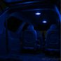For Ford F-250 F-350 2011-2015 Blue Interior LED Light Kit + Blue License Light
