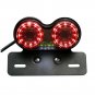General Motorcycle LED Tail Turn Signal Brake License Plate Integrated Light 12V