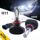 Bright 6000K White H11 H9 H8 LED Headlight Fog Light Bulbs Conversion Kit 8000LM