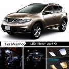15pcs Xenon White Interior LED Light Package Kit Deal For Nissan Murano 03-08