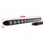 Dual Color LED Knight Rider Strip Light Headlight Arrow Flasher DRL Turn Signal