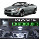 15x Bright White 6000K LED Interior Light Kit Package For Volvo C70 2006-2013