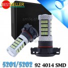 2x 5202 2504 92SMD 4014 Ice Blue LED Car Fog Light Driving Bulb Lamp High Power