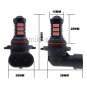 2pcs Red 9005 HB3 30SMD 3030 LED High Power Fog Light Bulb Daytime Running Light
