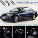 16pcs Xenon White Interior LED Light Package Deal For BMW 3 Series M3 E46 99-06