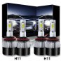 4Pcs LED Headlight Bulbs H11+H11 Combo 2640W 396000LM High Low Beam Fog Lights