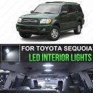 16PCS 6000K White Interior LED Light Package Kit For 2001 - 2007 Toyota Sequoia