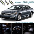 15pcs White Interior LED Light Package Kit Deal For Volkswagen Passat 2012-2017