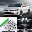 Super White 11pcs Interior LED Light Kit for 2012-2015 VW Golf MK7 + Free Tool