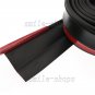 Car Front Bumper Lip Splitter Body Spoiler Protector Rubber w/ Red Trim 8ft 2.5M