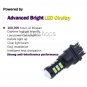 2PCS 3157 3156 High Power 6000K White 30SMD 3030 LED Backup Reverse Light Bulbs