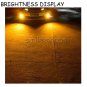 2PCS Yellow Amber H7 30SMD 3030 Car LED Fog Light Driving Lamp 3000K Bulb DRL