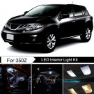 15pcs Bright White Interior LED Light Package Kit Deal For Nissan Murano 03-08