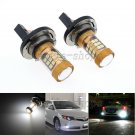 2pcs H15 6000K HID White 28-SMD LED Bulbs For Car Truck Fog Driving Light Bulbs
