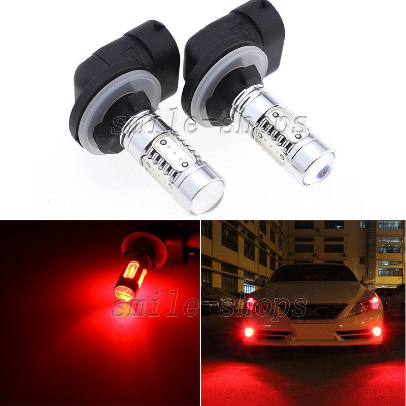 2pcs 881 LED Fog Light Red Advanced 886 894 896 COB DRL Driving Fog Bulbs Lamp