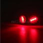 5pcs Red LED 3/4" Round Trailer Truck Clearance Side Marker Light Kit 12V