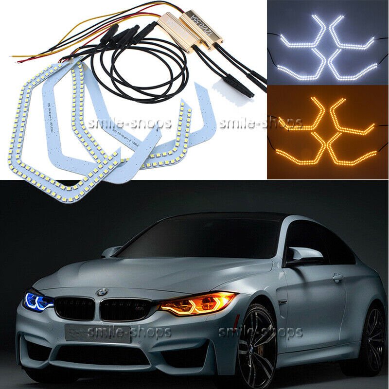 Switchback Concept Iconic Style LED SMD Angel Eye Kit For BMW M3 M4 M5 F30 E90