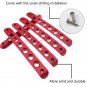 5pcs Aluminum Door Handle Bar Moulding Cover for JEEP Wrangler JK 2/4 Door 07-16