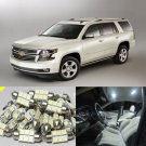 17×Xenon White LED Interior Light Package Kit for Chevy Tahoe 2000-2015
