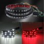 60" 2-Row LED Truck Tailgate Light Bar Strip Red/White Reverse Stop Signal Light