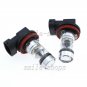 2pcs H11 6000K 100W LED 20SMD Projector Fog Driving DRL Light Bulb HID White Hot