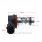 2pcs H11 6000K 100W LED 20SMD Projector Fog Driving DRL Light Bulb HID White Hot