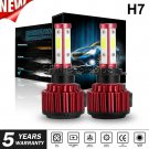 COB LED Headlight Kit H7 White 6000K Low Beam Bulb For HYUNDAI Sonata 2011-2014