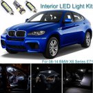 21 x Xenon White Interior LED Light Package Kit Deal For BMW X6 Series E71 08-14