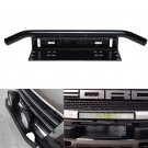 23'' Bull Bar Front Bumper License Plate Mount Bracket LED Light Holder Offroad