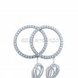 4pcs RGB Multi-Color LED SMD Angel Eyes Halo Rings Kit For VW Golf MK4 1997-2003