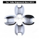 4PCS For Volks Wagenwerk Bora 2013 ABS Chrome Door Handle Bowl Cover Trim