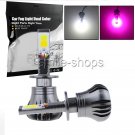 24W H7 H11 H3 9006 9005 LED Fog Light Lamp Bulbs White+ Purple pink Dual Color