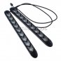 Car White Flowing 9-LED Knight Strip Light Arrow Flasher DRL Turn Signal Amber