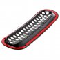 7pcs Matte Black Front Insert Mesh Grille Trim Cover For Jeep Wrangler JK 07-17