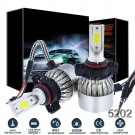 C6 Series 5202 2504 5201 LED Headlight Fog Light Bulb Kit 1300W 195000LM 6000K