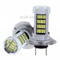 2pcs H7 92 4014 SMD LED Fog Light Bulbs Car Driving Lamp DRL 6000K Super White
