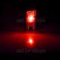 5pcs Smoke Roof Cab Marker Cover & T10 Red LED Light Bulbs for 03-09 Hummer H2