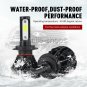 High Power 1620W 243000LM H7 COB Car LED Headlight Kit Bulbs 6000K Bright White