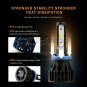 2Pcs H11 H8 H9 LED Car Headlight High/Low Beam Bulbs 1620W 243000LM 6000K White