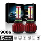 X6 COB LED Car Headlight Kit HB4 9006 6000K Low Beam For Dodge Charger 2006-2010